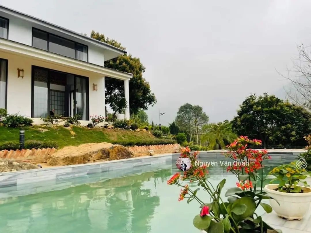 Cắt lỗ 1.5 tỷ! Cần bán biệt thự 1000m2 full đồ bể bơi trong khu nghỉ dưỡng cao cấp Kỳ Sơn, Hoà Bình