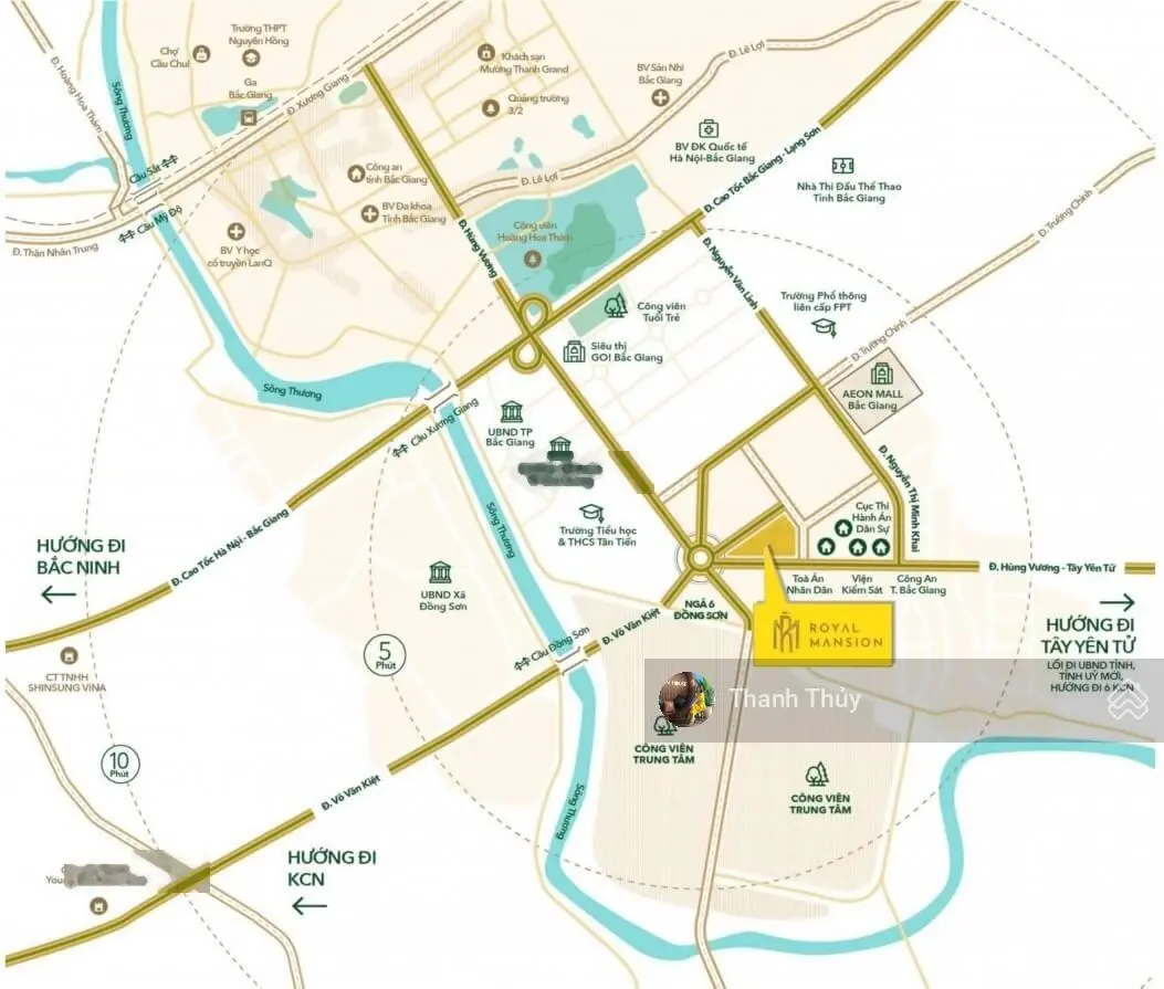 Siêu phẩm độc tôn LK, SH Bắc Giang Royal Mansion 84m-140m tổ hợp Khách sạn 5 sao quốc tế Marriot