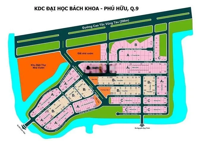 Bán nhanh lô đất KDC Bách Khoa Quận 9, giá rẻ chỉ 51tr/m2