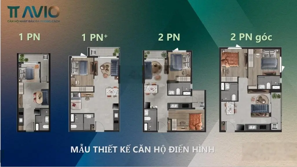 Dự án AViO Dĩ An BD Góp 0% Lãi Suất, Căn Studio vốn 150tr, Căn 3PN vốn 450tr CĐT Nhật Bản,XD Ricons