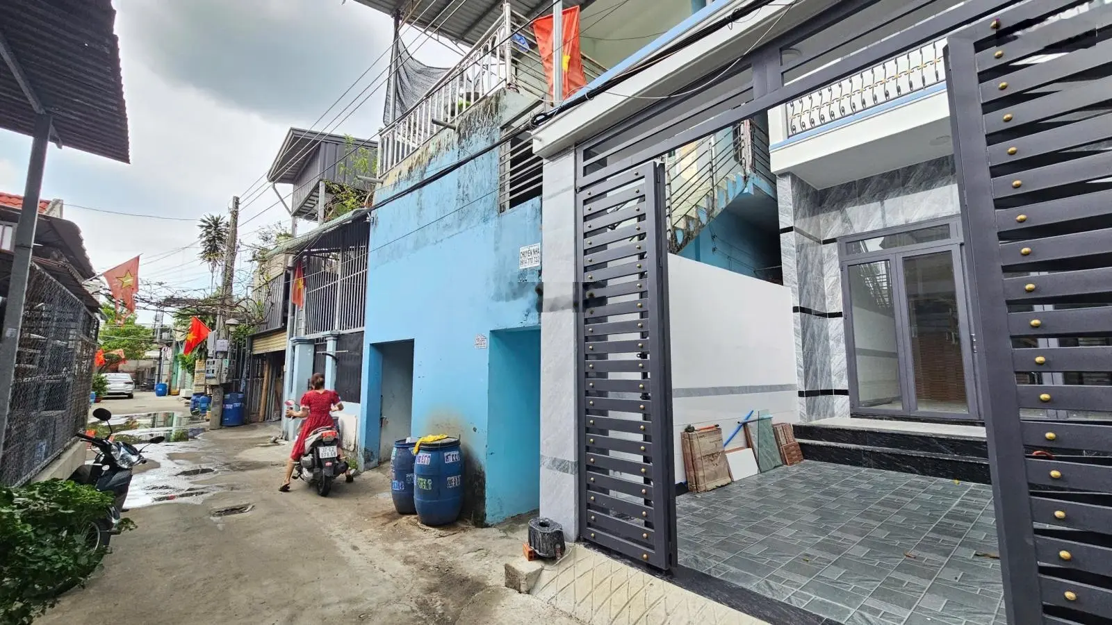 Nhà Có Phòng Ngủ Dưới: 2Tỷ950_92m2 Đường Ô Tô Nhà 1 Trệt 1 Lầu gần Ngã Tư Miếu Ông Cù, TP.Thuận An