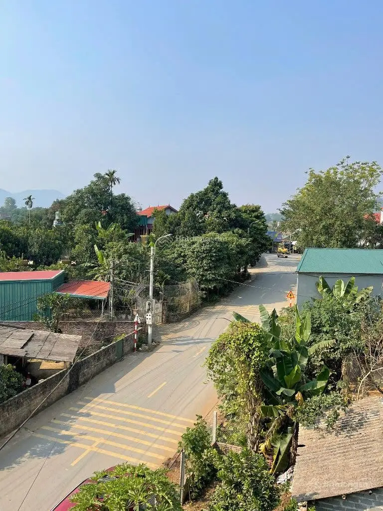 Khánh Thượng, Ba Vì HN có 5m mặt đường TL445 sầm uất, sẵn nhà 3 tầng kiên cố, view núi, hồ cực đỉnh