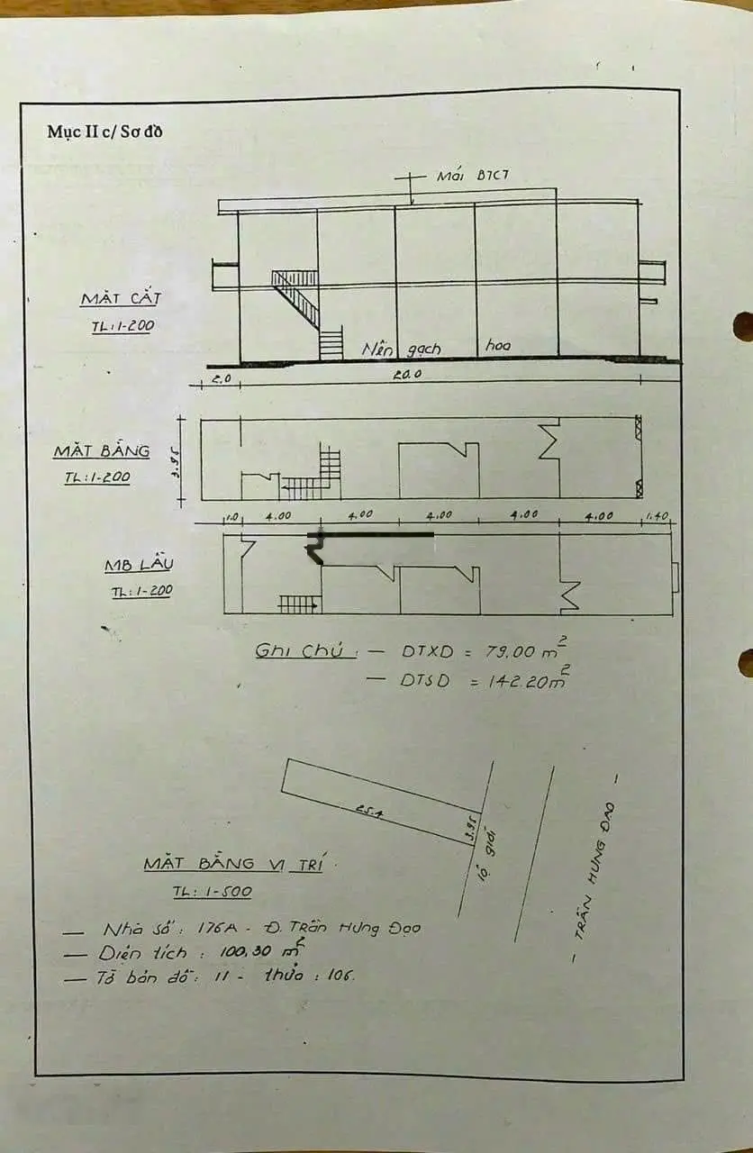 Nhà mặt tiền Trần Hưng Đạo, Q. Ninh Kiều, TP. Cần Thơ