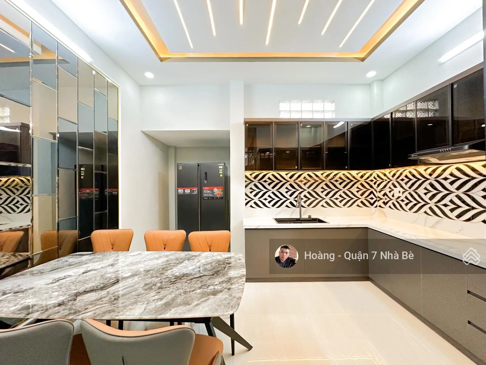 Nhà cách mặt tiền đường Dương Cát Lợi 20m - DT 4.2x14m 1 trệt 2 lầu ST - 4PN 3WC - cách Quận 7 200m