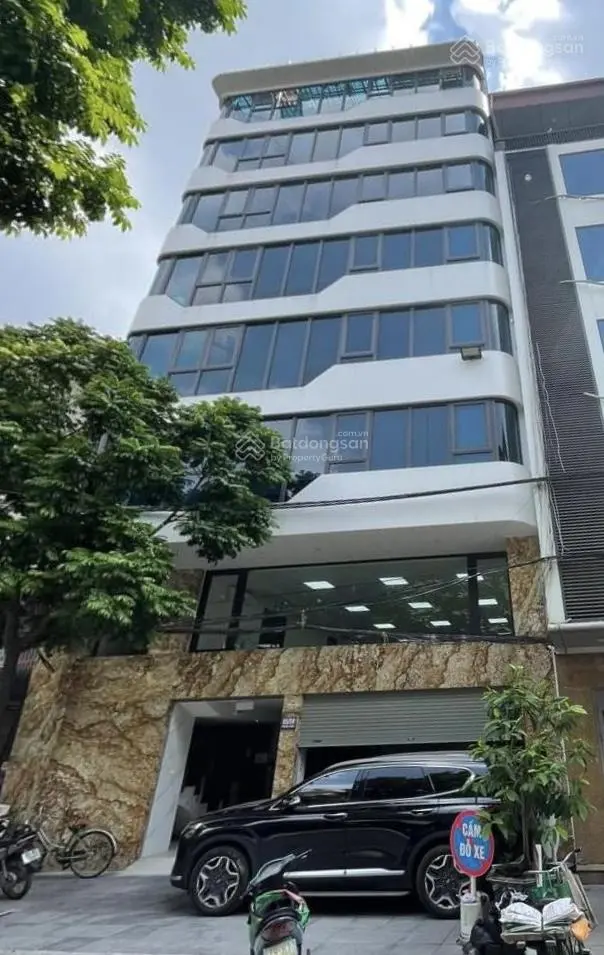 40ty - phố dương khuê - toà building 9t thang máy thông sàn - đường oto tránh -nhà mới đẹp đủ pccc