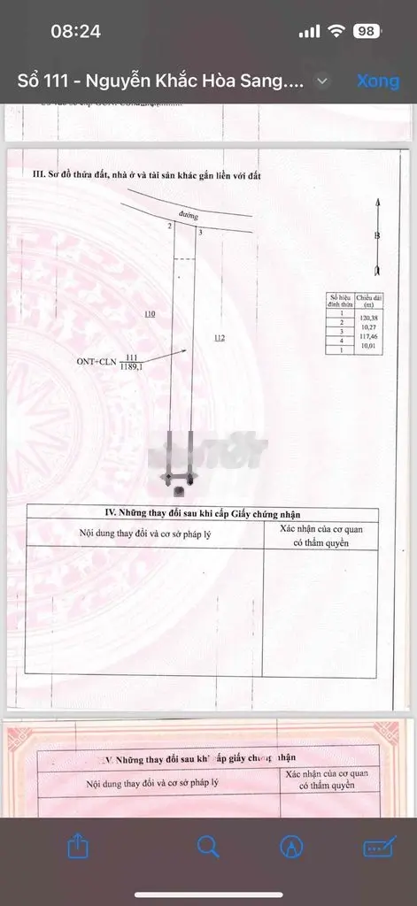 Chính Chủ Bán Lô Đất 1190m2 có 200m2 thổ cư ngay cao tốc Đắk Nông