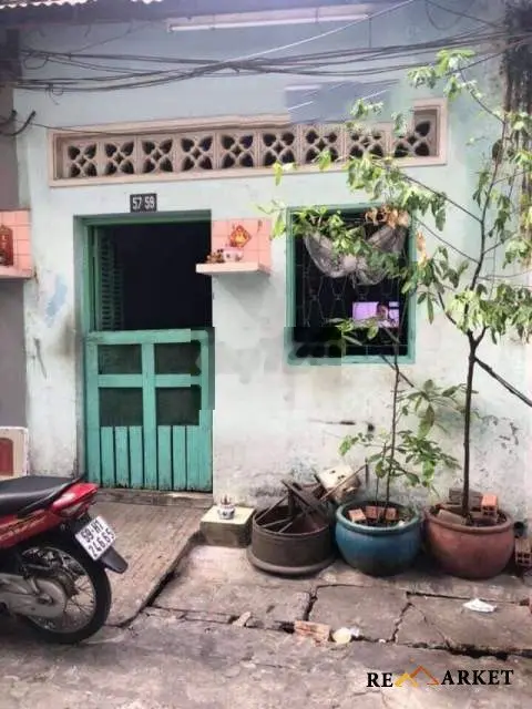 Chính chủ bán nhanh nhà nát cấp 4 xã Tân Thới Nhì DT 59m2 Giá 1 tỷ 350