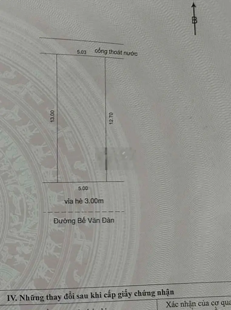 MT Kdoanh Đường 5m5 Bế Văn Đàn Tặng Nhà Cấp 4