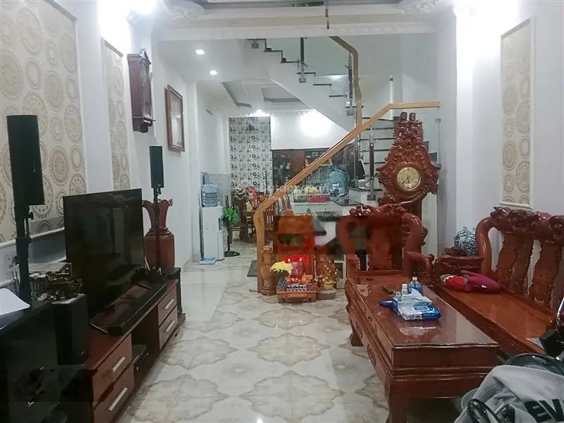 Bán nhà 4 tầng, 72m2, 4pn, xe hơi ngủ nhà, sát măt tiền Lê Văn Thọ, P9, Gò Vấp