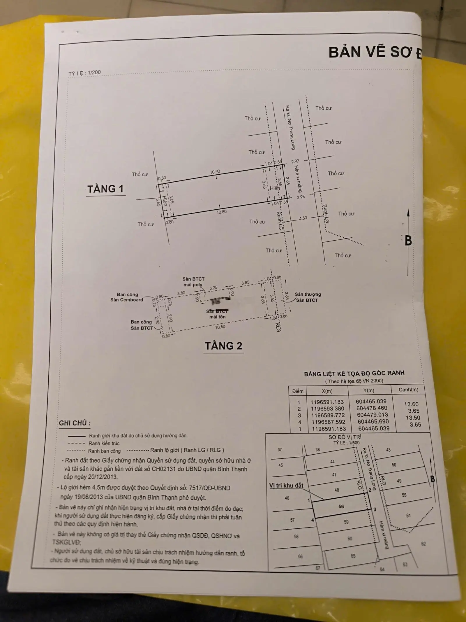 Bán nhà ra mặt tiền Rạch Xuyên Tâm 482/10/36/24 Nơ Trang Long - DTCN 49.5m2 - nhà mới đẹp y hình