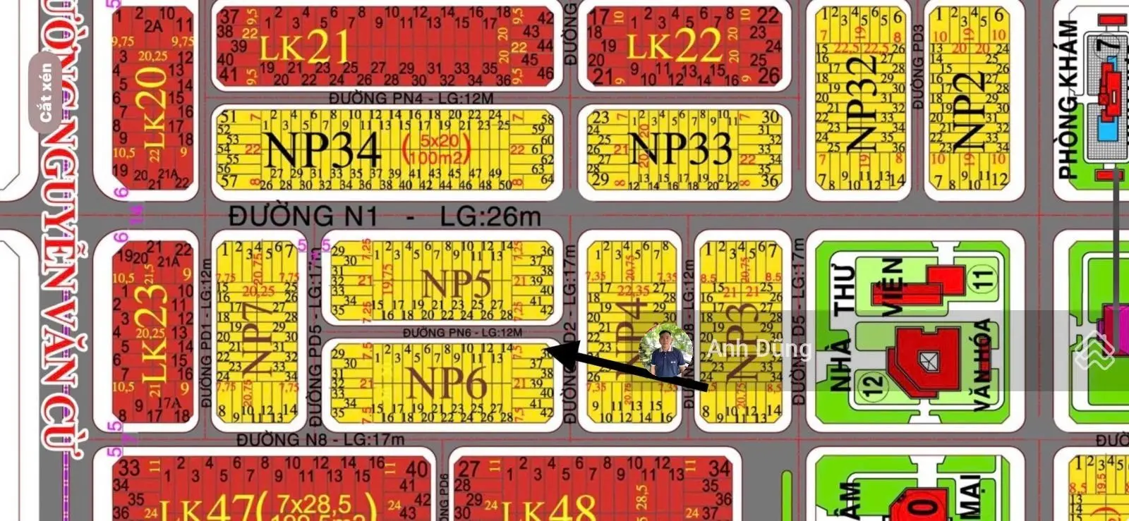 Bán lô đất Nhà Phố góc đường 17m&12m, DA XDHN Nhơn Trạch, giá rẻ nhất khu vực, đầu tư sinh lời ngay