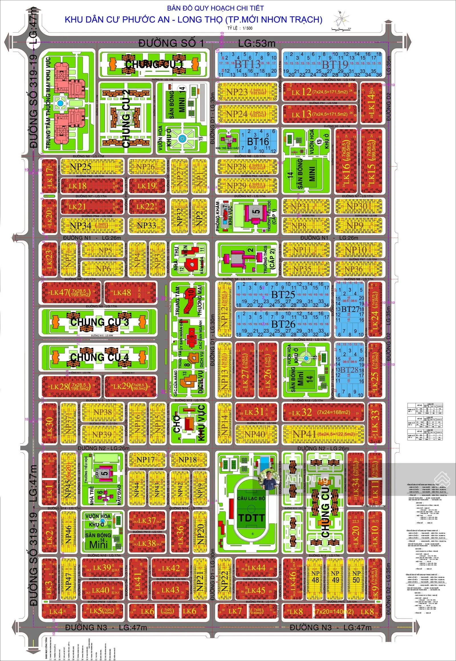 Bán lô đất Nhà Phố góc đường 17m&12m, DA XDHN Nhơn Trạch, giá rẻ nhất khu vực, đầu tư sinh lời ngay