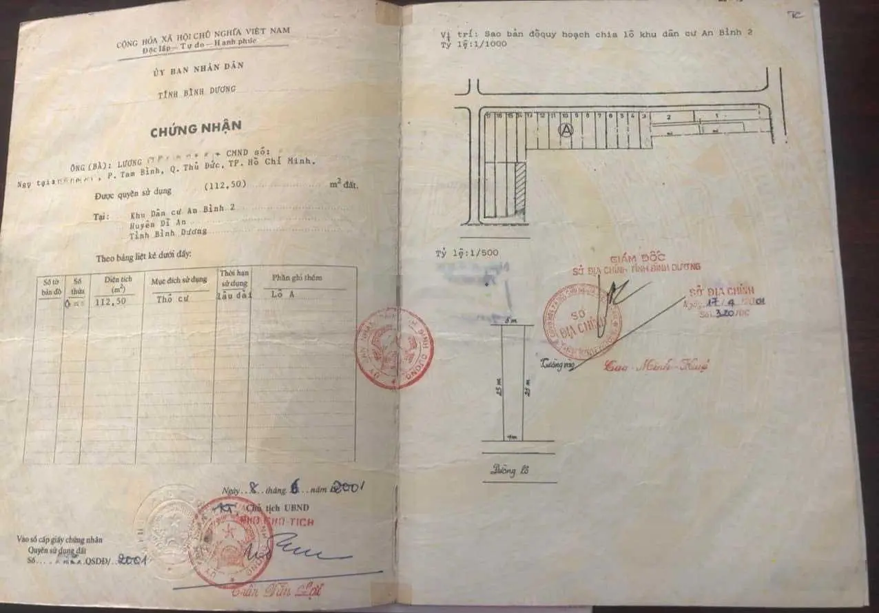 Bán nhà cấp 4 MT Chợ Dĩ An 2, gần trung tâm hành chính, Nguyễn Tri Phương 6tỷ1 TL chủ