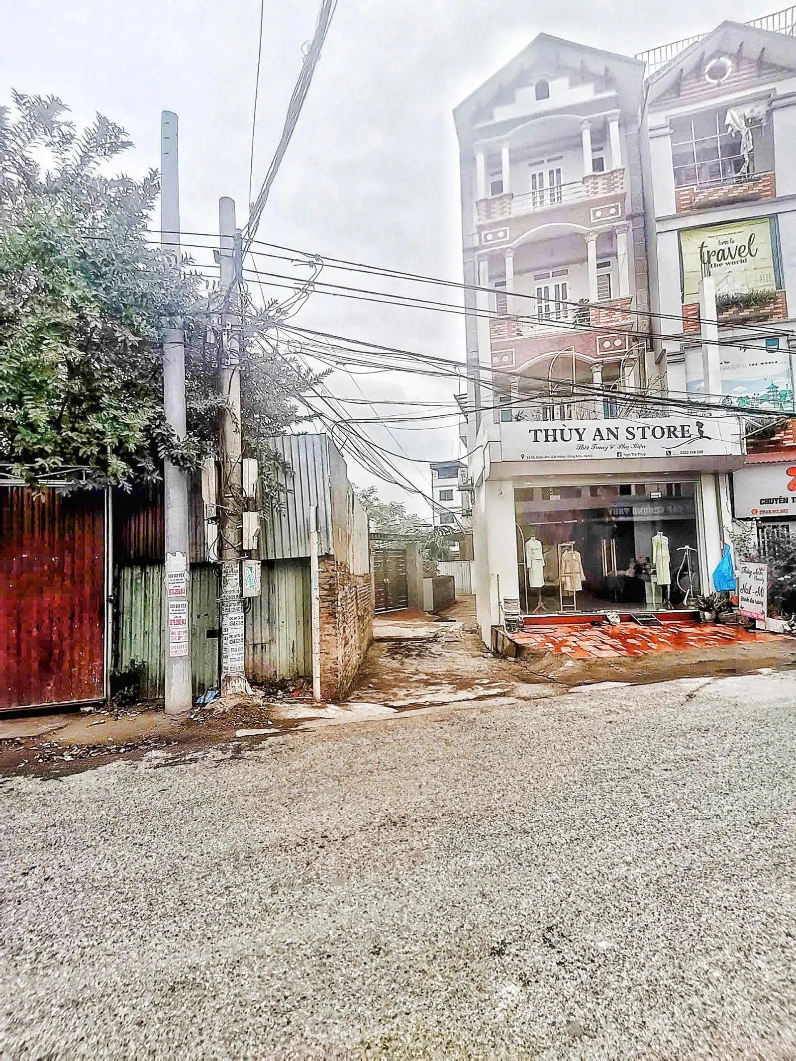Bán nhà đường liên xã chân dự án cầu vượt đường sắt.