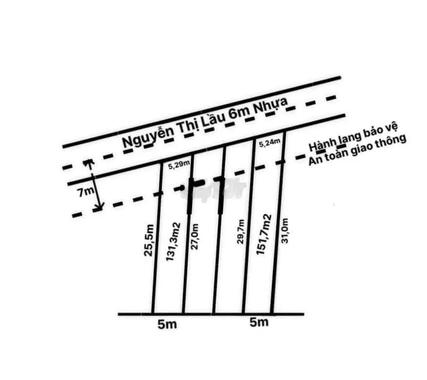 895tr MỘT NỀN MẶT TIỀN ĐƯỜNG NGUYỄN THỊ LẦU