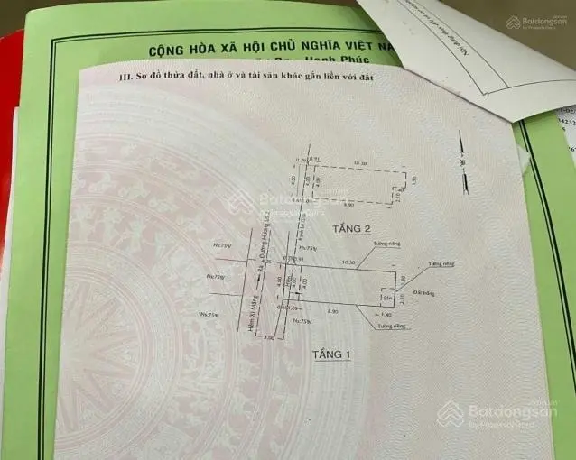 Cần bán căn nhà hẻm 759 Hương Lộ 2 ra ngã 4 Bốn Xã 500m, SHR 68m2 mua nhanh bớt lộc nhẹ