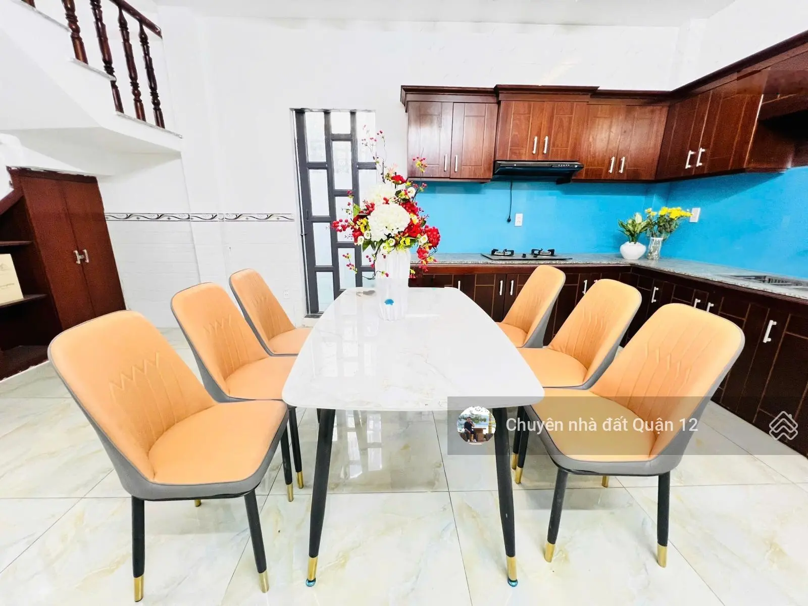 Nhà phố 66m2 đúc 1 lửng 2 lầu full nội thất hẻm 7m khu nhà lầu đường Hiệp Thành 13