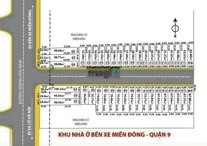 Bán đất hẻm số 30 đường hoàng hữu nam.P long thạnh mỹ .Q9