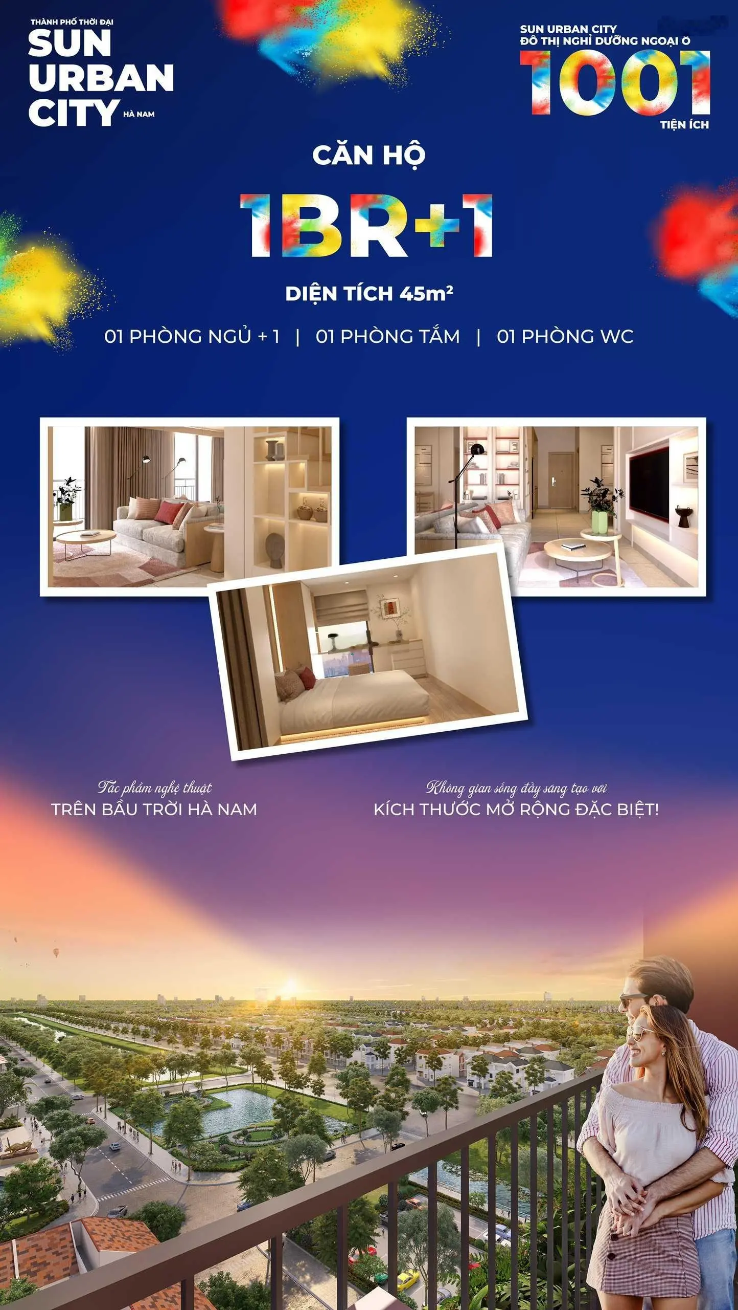 Chung cư cao cấp Duplex Sun Urban City Hà Nam chỉ từ 1,3 tỷ