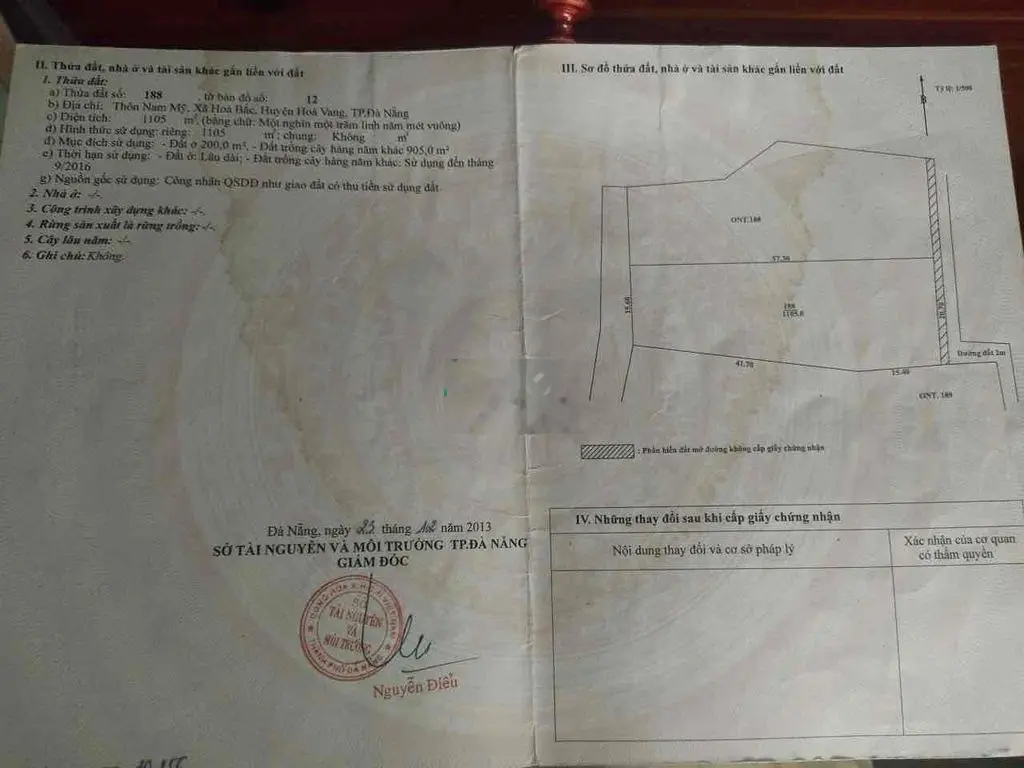 Bán đất Hoà Bắc làm nhà vườn nghĩ dưỡng