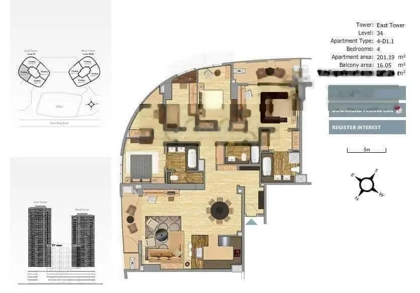 (siêu hiếm)bán căn hộ sub-penthose tại indochina plaza hà nội, giá tốt, 211m2, 4 pn/3wc 0888 989 ***