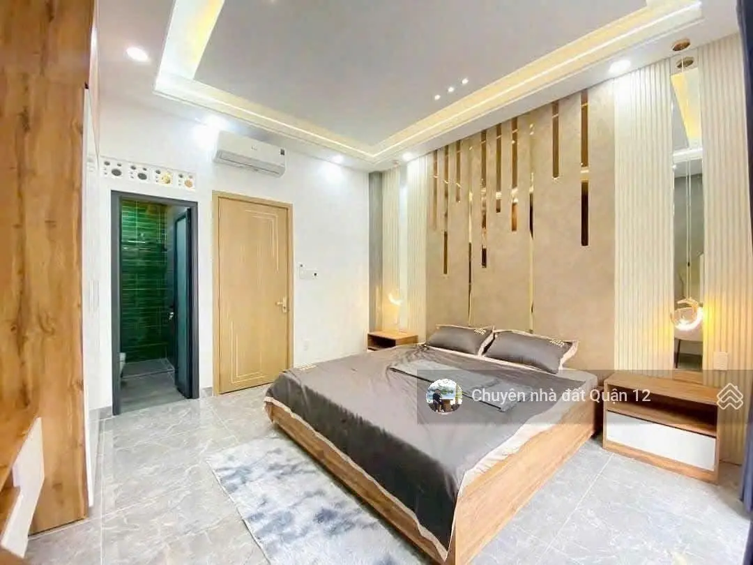 Nhà phố hiện đại 4m x 17m 1 lửng 3 lầu Full nội thất hẻm 6m Đường Thạnh Xuân 33