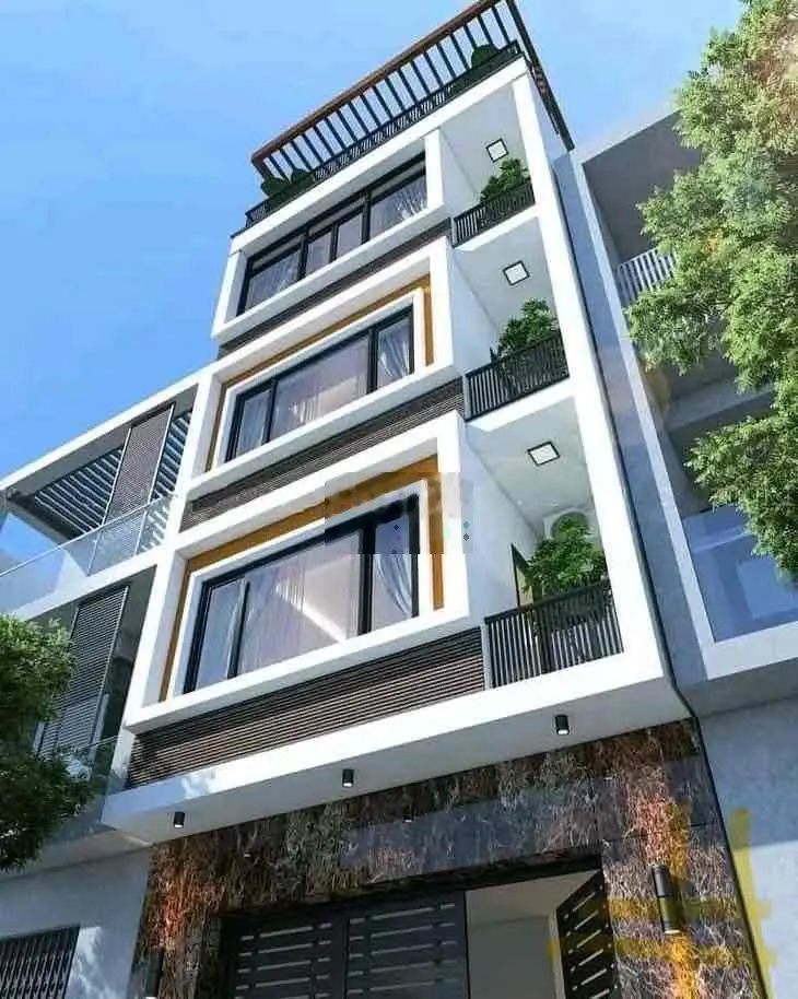 4,55 tỷ nhà gần quận Bắc Từ Liêm-60m2-5T- lô góc- oto vào- ngõ thông
