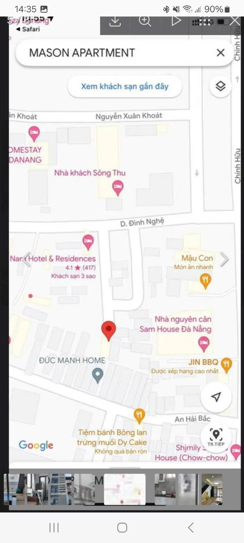 Bán nhà 7 tầng đường dương đình nghệ sơn trà, đà nẵng
