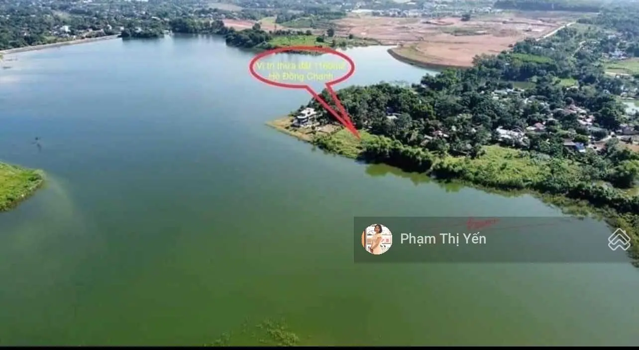 Hoa hậu mặt hồ Đồng Chanh - Lương Sơn - Hoà Bình, diện tích 1160m2/ 200m2 thổ cư giá rẻ nhất