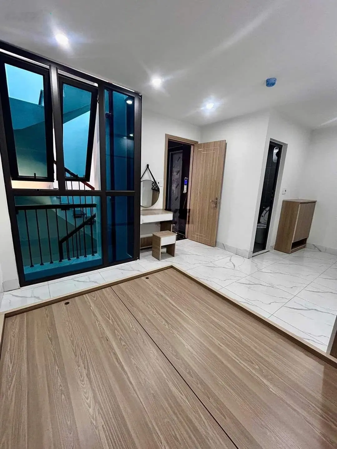 Bán CHDV Trần Cung 66m2 x 6 tầng lô góc 15P,kk,full nội thất cực thoáng GPXD, PCCC tiêu chuẩn