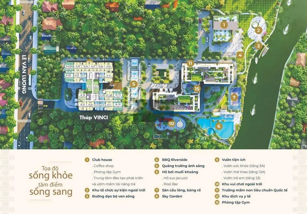Căn hộ khải hoàn prime mặt tiền lê văn lưong ck 14% full nội thất