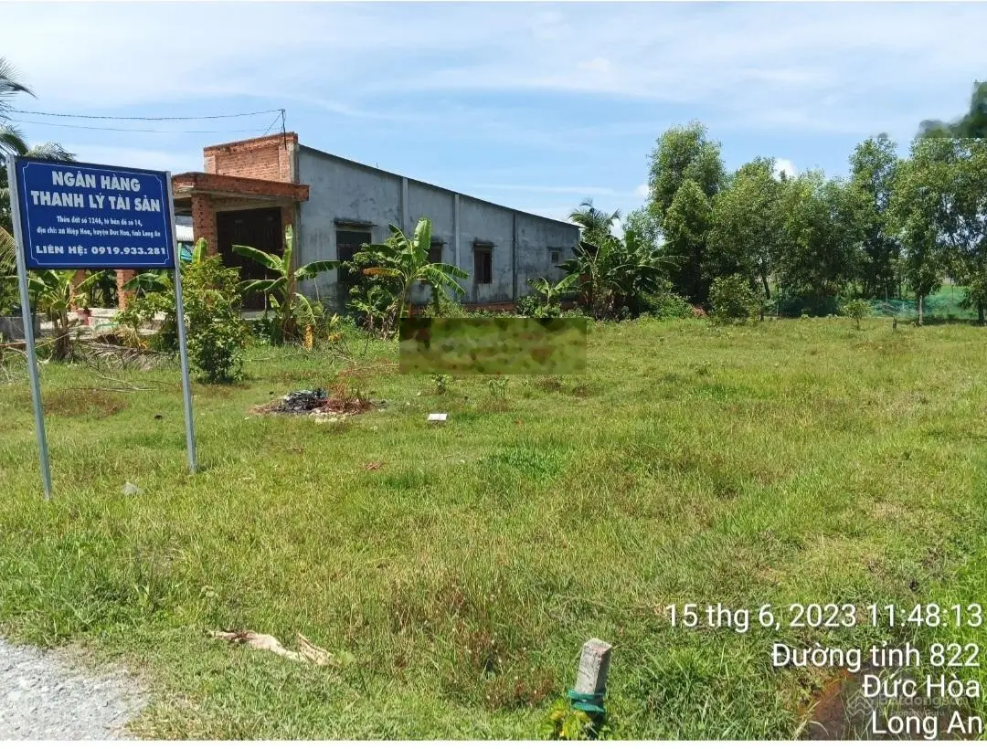 Ngân hàng thanh lý tài sản đất DT 482m2