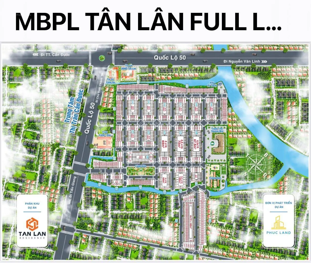 Cần bán gấp 64m2 nằm trong KDC Tân Lân Residence