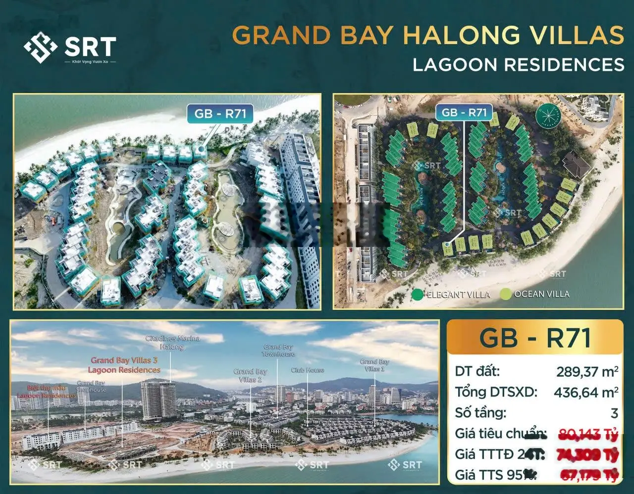Bán căn góc biệt thự biển hạ long tầm nhìn trực vịnh sống cạnh kì quan sở hữu lâu dài 289m giá 67tỉ