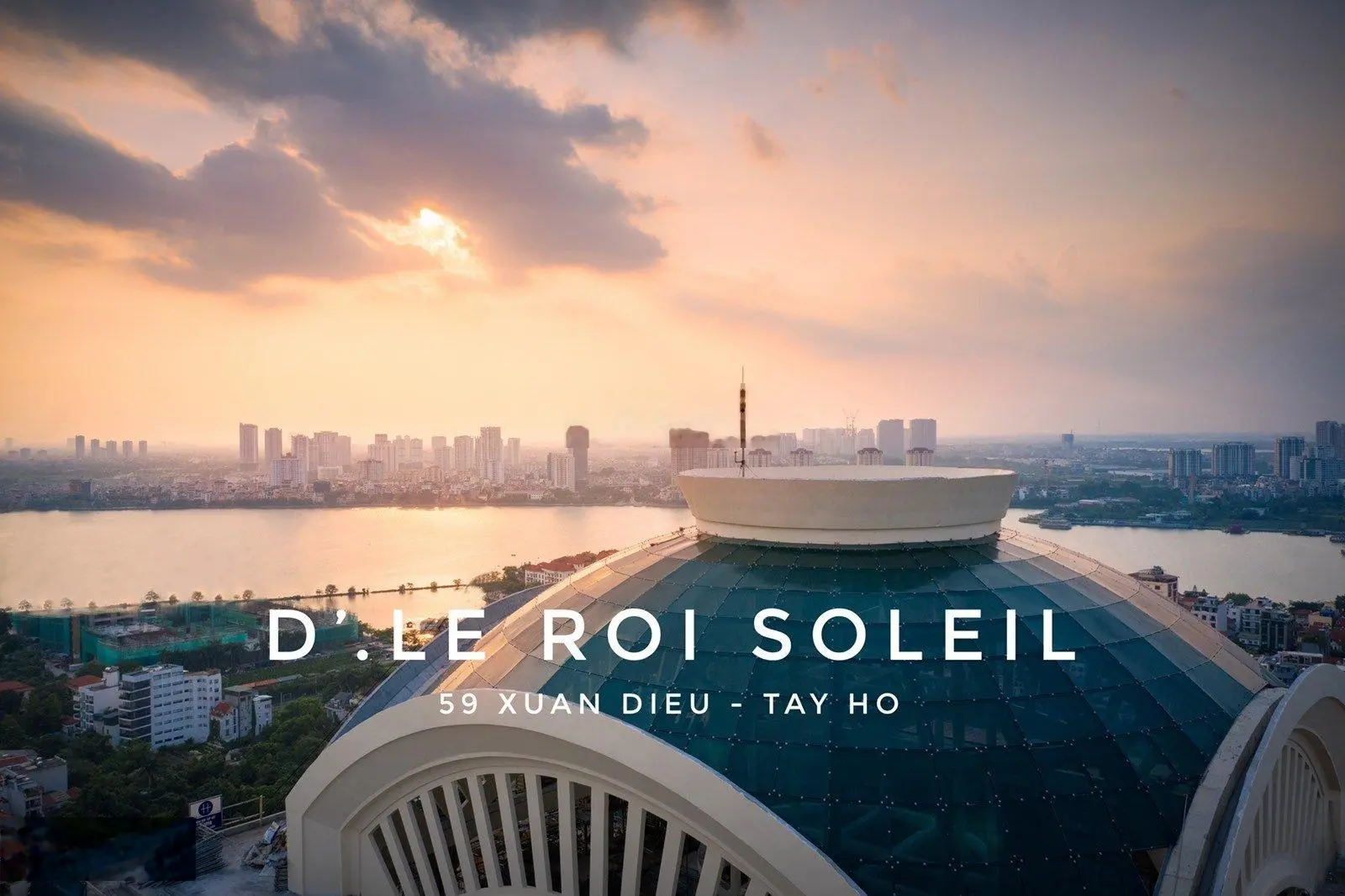 Căn 4 ngủ 234m2 duy nhất view cả Hồ Tây - Sông Hồng, Dle roi soleil 59 Xuân Diệu, giá 29,6 tỷ