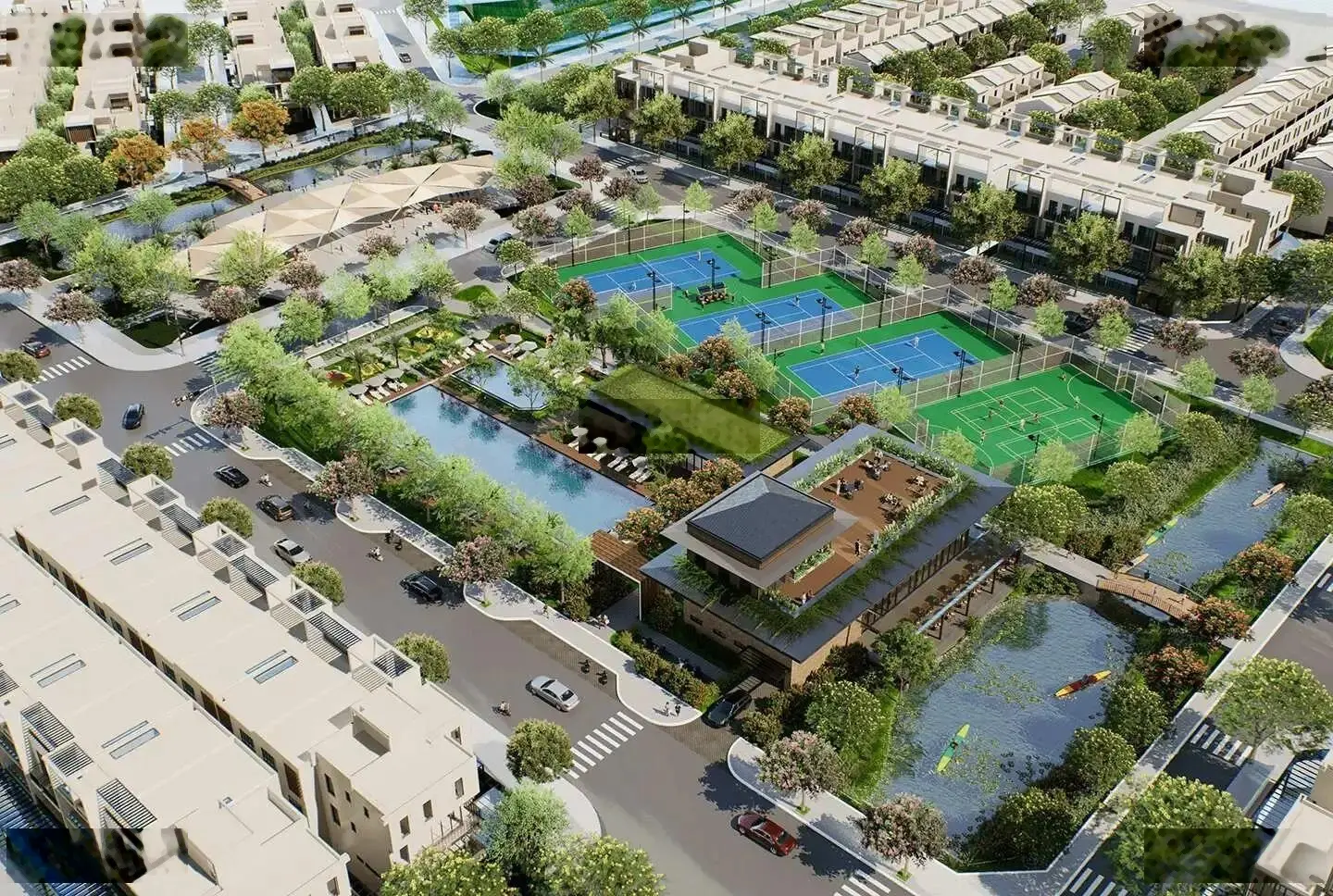 Bán nhà phố 3 tầng 130m2 - phân khu river park giá chỉ 3,3 tỷ di chuyển 5 phút đến tp.hcm