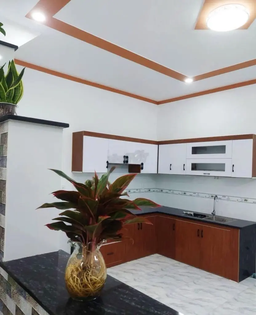 Nhà 1 trệt 1 lửng gần thị trấn Củ Chi 560 tr/120m2 sổ riêng