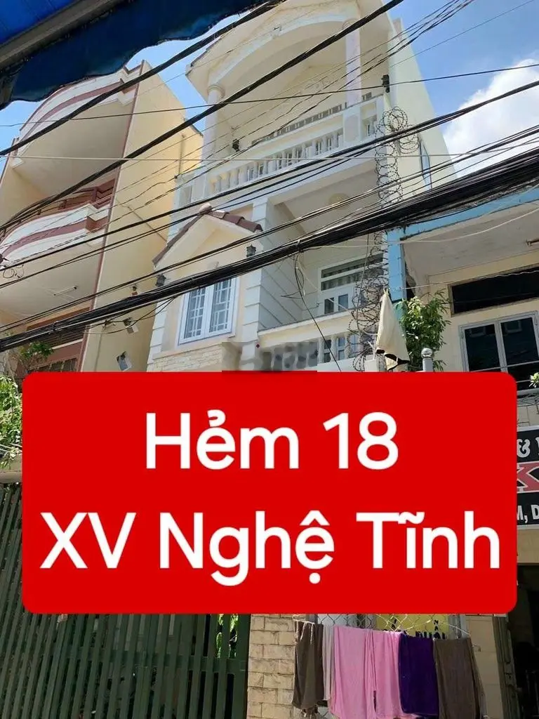 NHÀ 2 LẦU ĐÚC - TRỤC CHÍNH HẺM 18 XV NGHỆ TĨNH