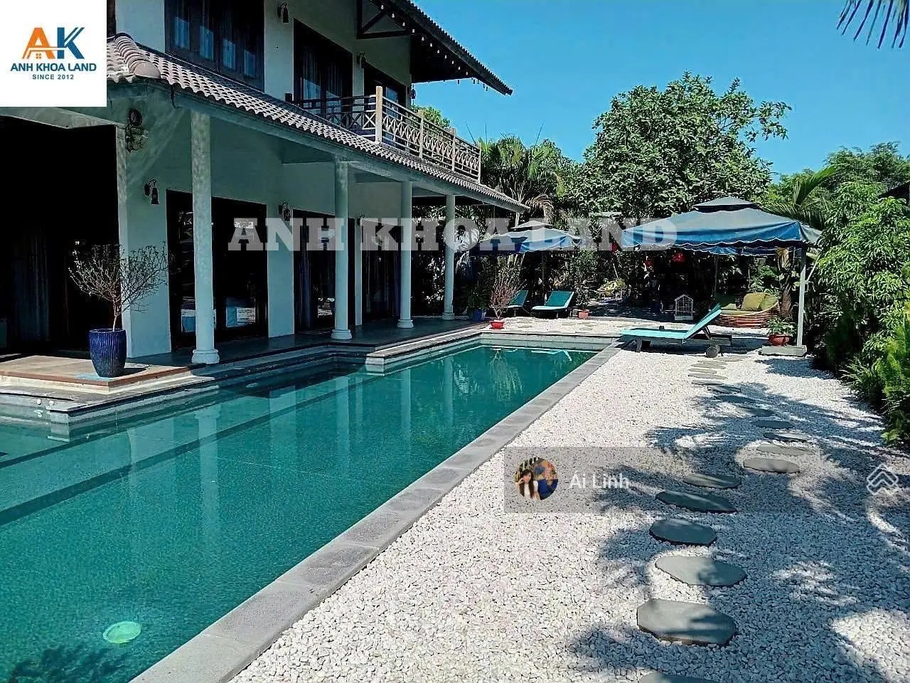 Bán biệt thự sân vườn DT 705m2 (19x37) đường nhựa 6m sát mặt tiền ĐS 2 Trường Thọ sẵn HĐT 200tr/th