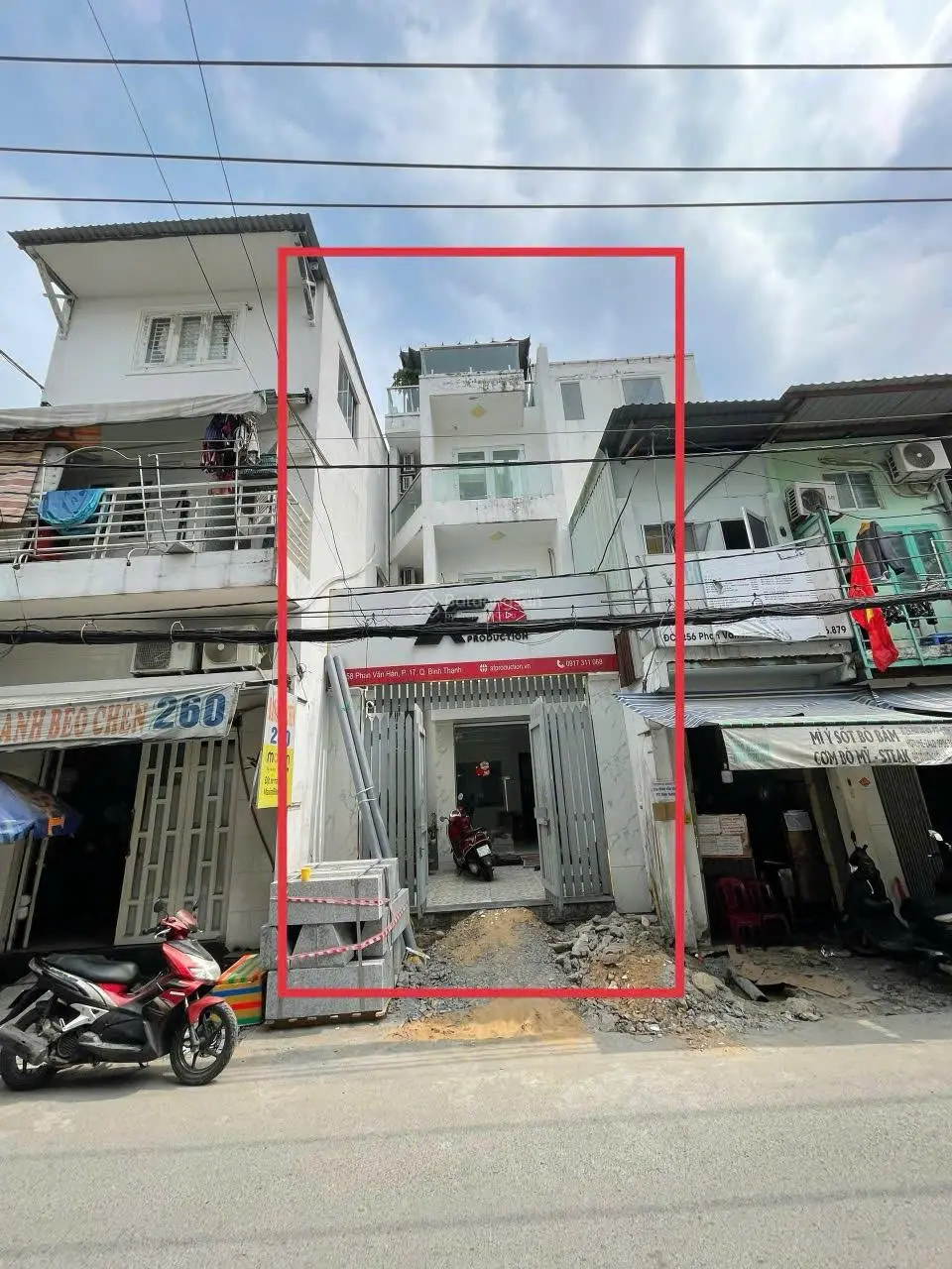 18,5tỷ về 16,5tỷ bán gấp mặt tiền 258 Phan Văn Hân, P17 sát Q1 (4,5x15m)nở hậu 9m. CN: 76,8m2. 3TST