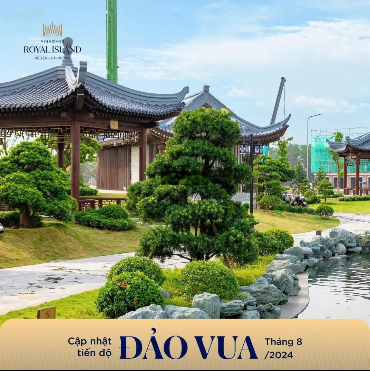 Bán Biệt thự Song Lập Đảo Vua hướng tây nam view ngự hoa viên - bãi biển ĐÔNG BẮC. Lh : 0989 488 ***
