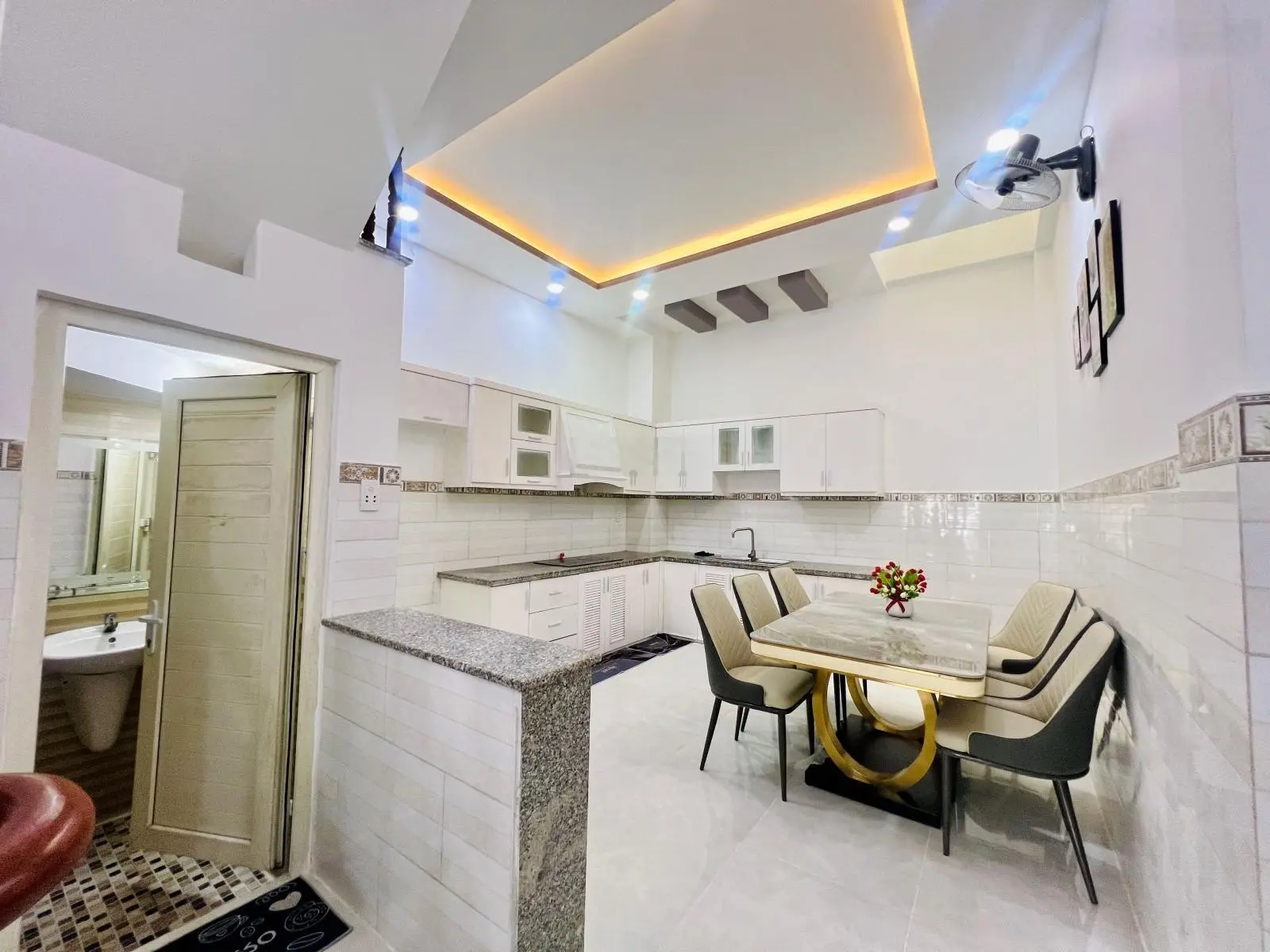 Nhà khu đồng bộ đường 7m, 3 lầu
