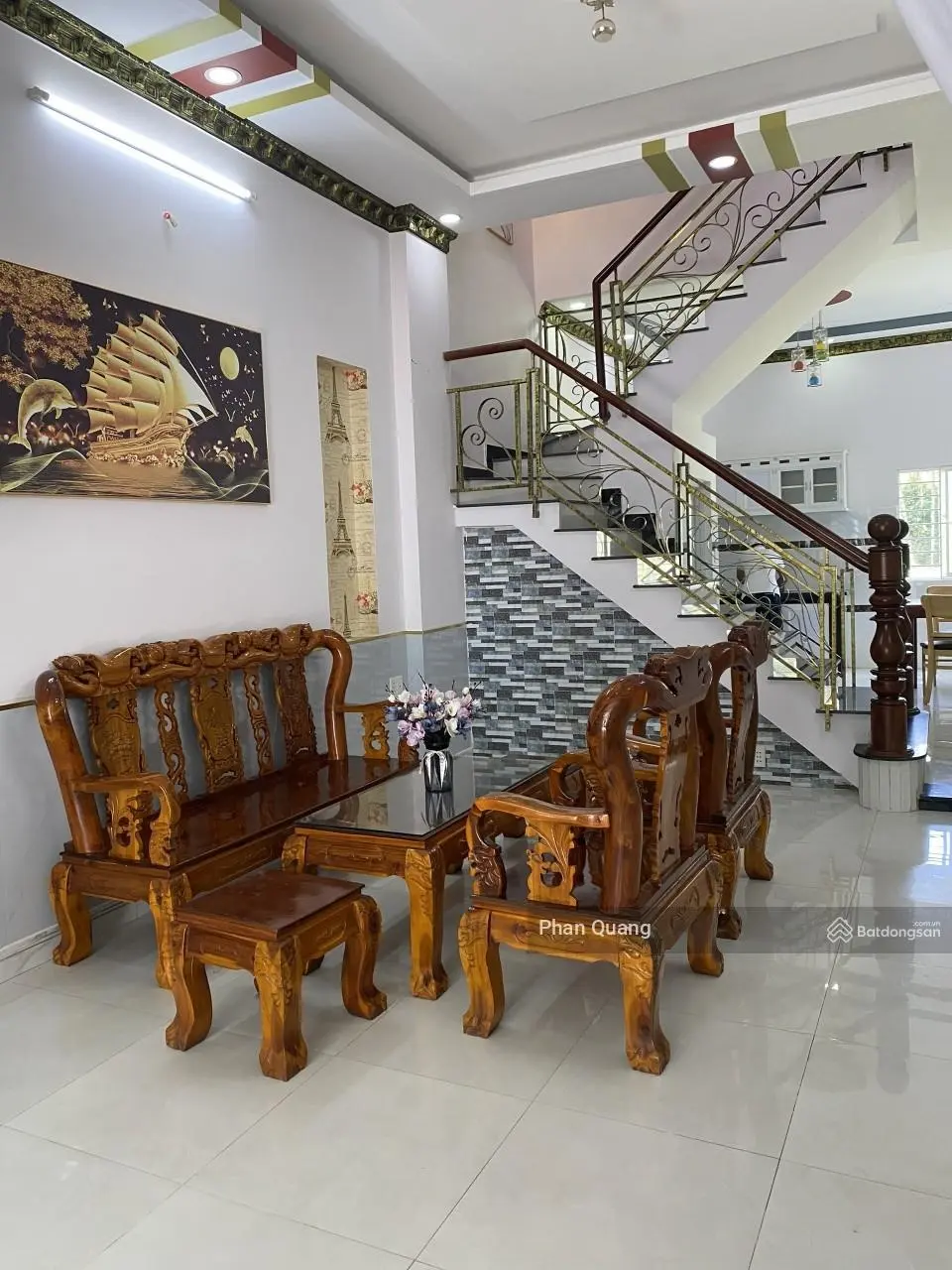 Bán nhà 1 trệt 1 lầu cạnh Khu Công Nghiệp Trảng Bàng, Sổ Hồng Riêng, DT: 150m2, nhà mới xây,