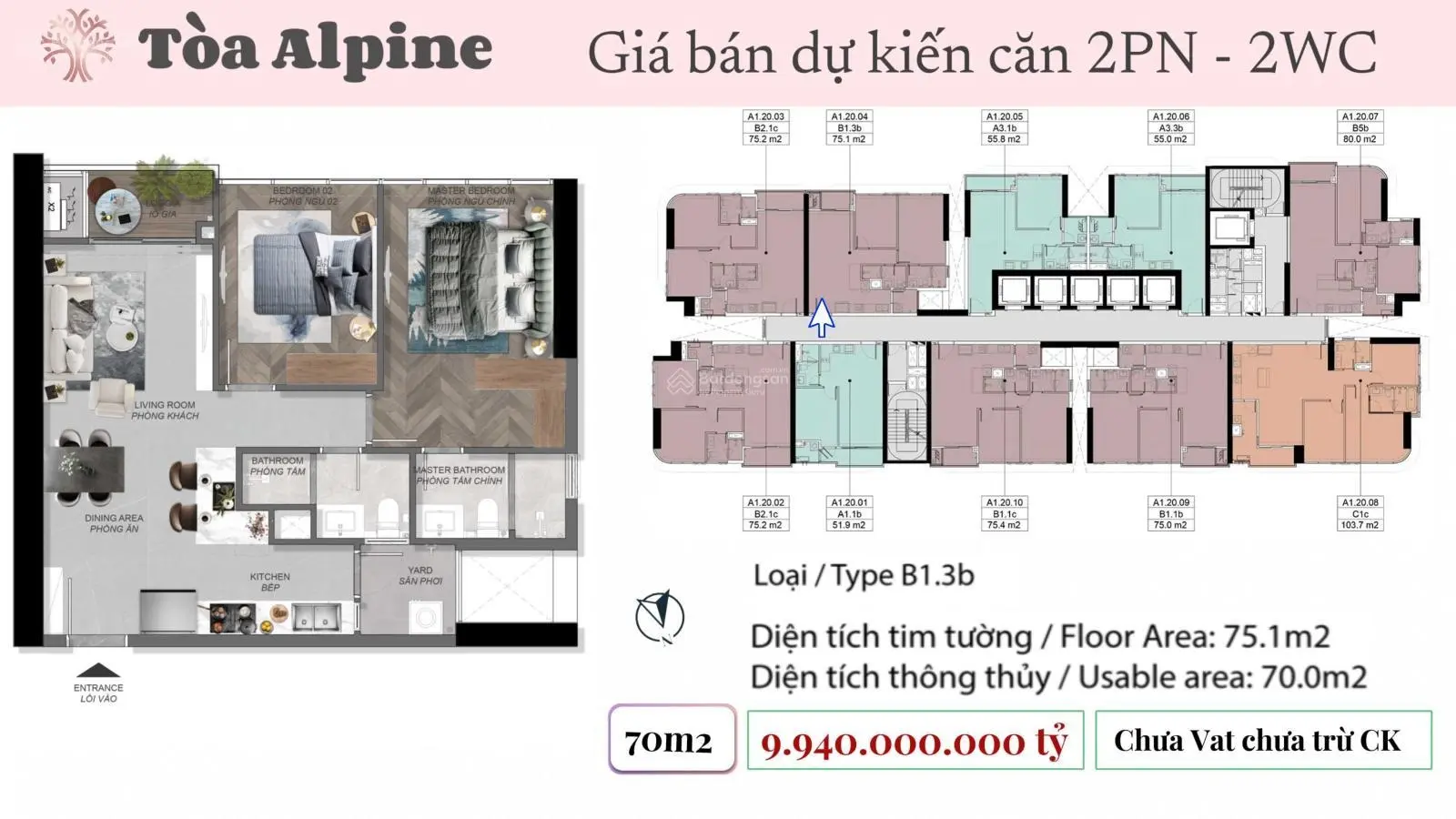 Booking sớm ưu tiên chọn căn đẹp. Lịch Thanh toán siêu giản: 5% kí HĐMB. Tổng TT 30% đến 2027