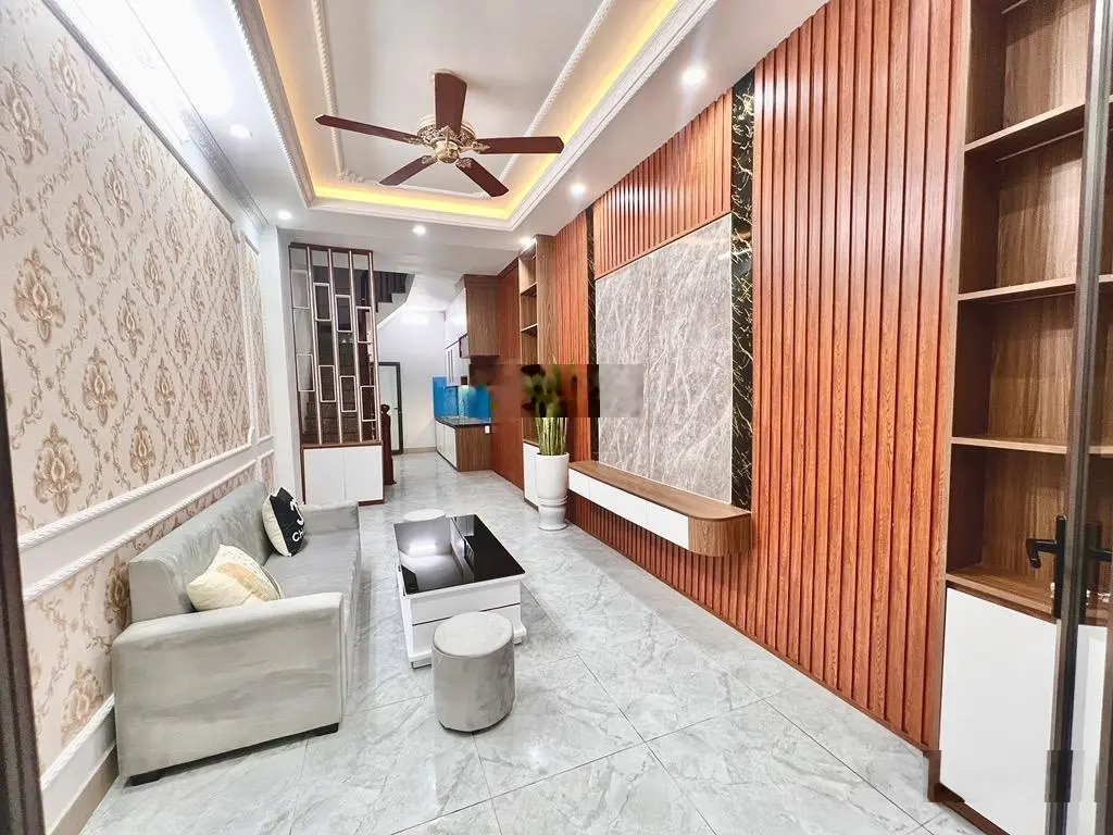6 tỷ có 35m2 5 tầng nhà Lĩnh Nam Vĩnh Hưng, ngõ thông, 3 gác đua, nhà mới ở ngay
