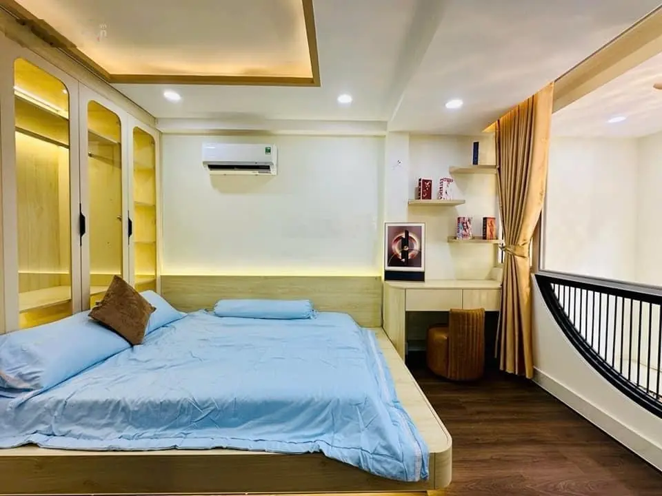 Nhà đẹp mới Bình Tiên 1/, 5x16, trệt lửng 2 lầu, 5PN, 6WC, hẻm to 6m, mua bán công chứng trong ngày