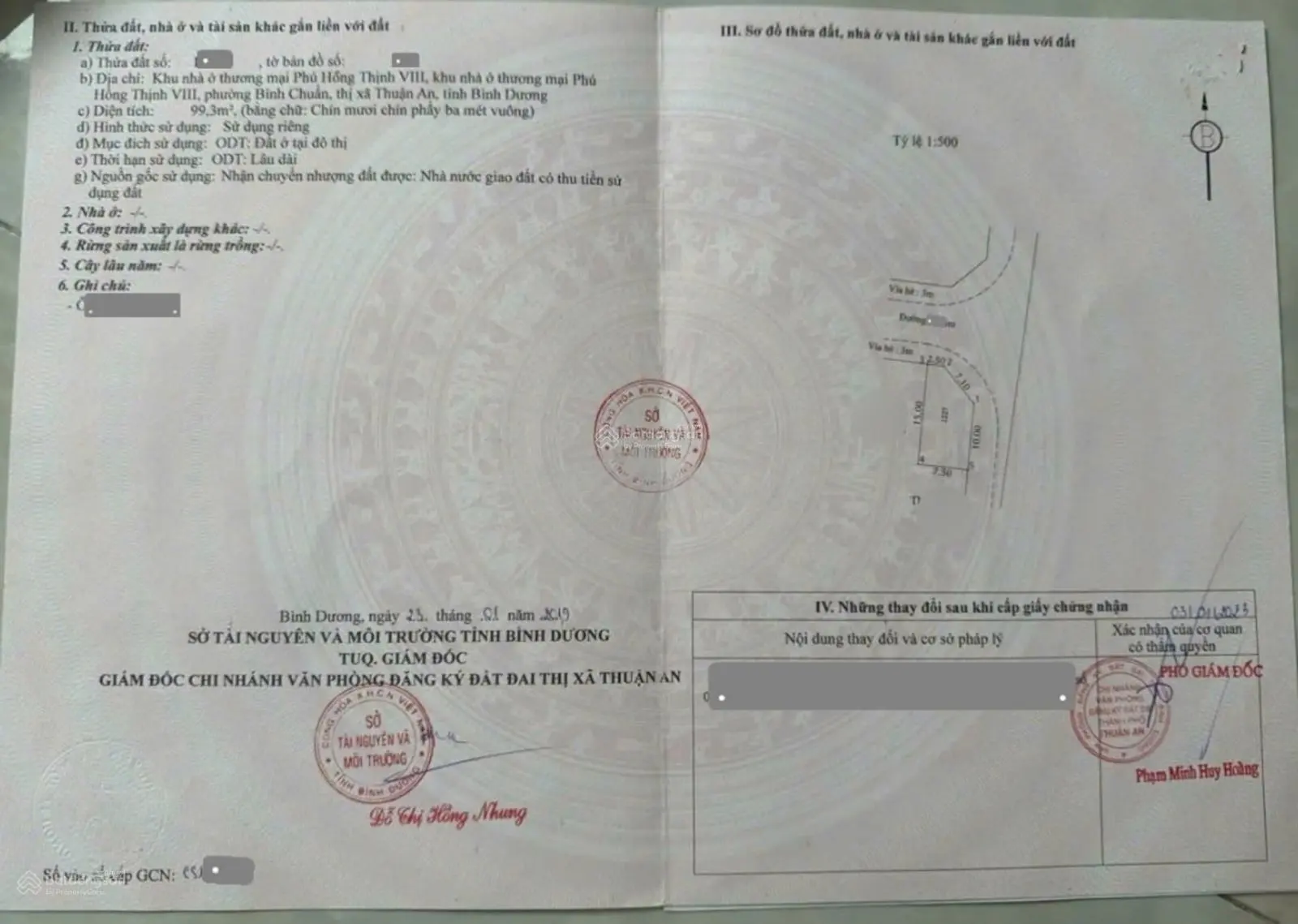 3,7Tỷ TL, bán đất Lô Góc 2MT, ngang 7,5m Thông 4 Phía, KDC p. Bình Chuẩn, Tp. Thuận An