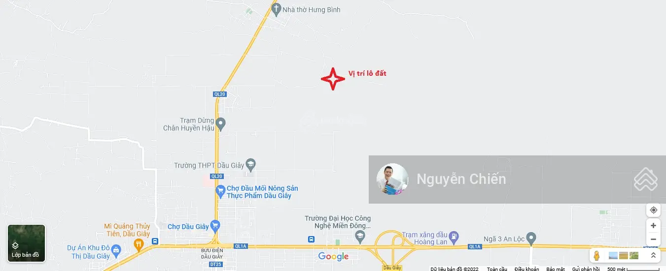 Khách gửi bán 3600m2 (ngang 45m bám đường) sau lưng nhà thờ Hưng Bình, Thống Nhất, Đồng Nai