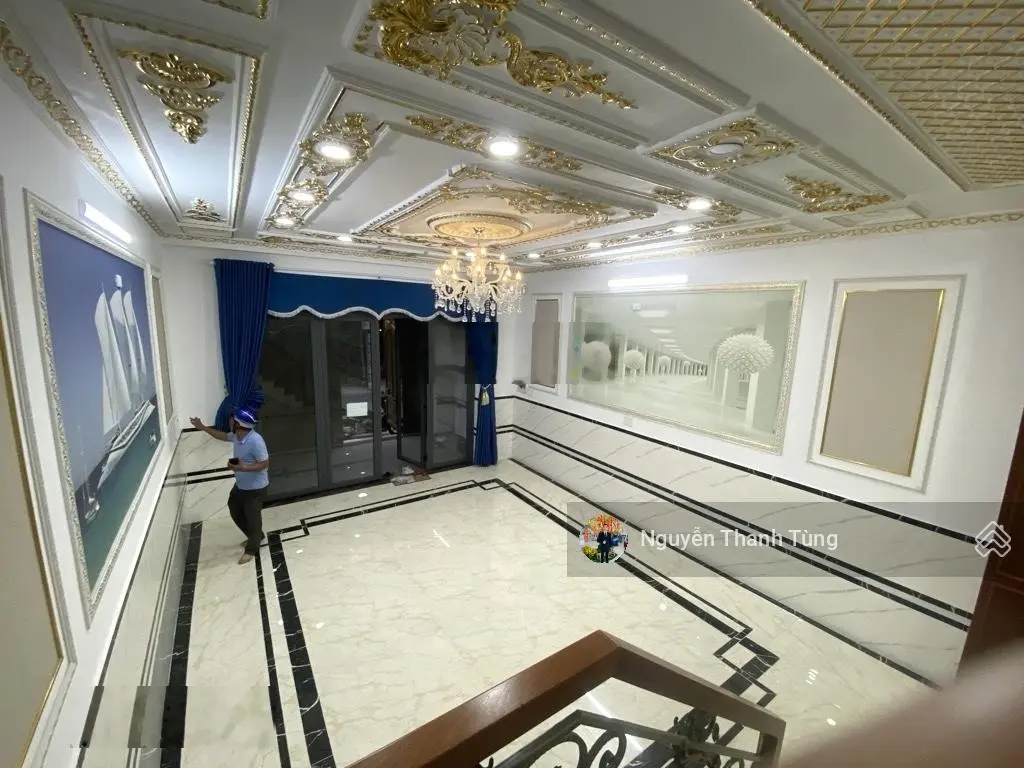 Bán nhà Mặt tiền đường 12m Tân Thới Hiệp Quận 12 - 5 Tầng, 100m2, ngang 5m hiếm, trang bị thang máy