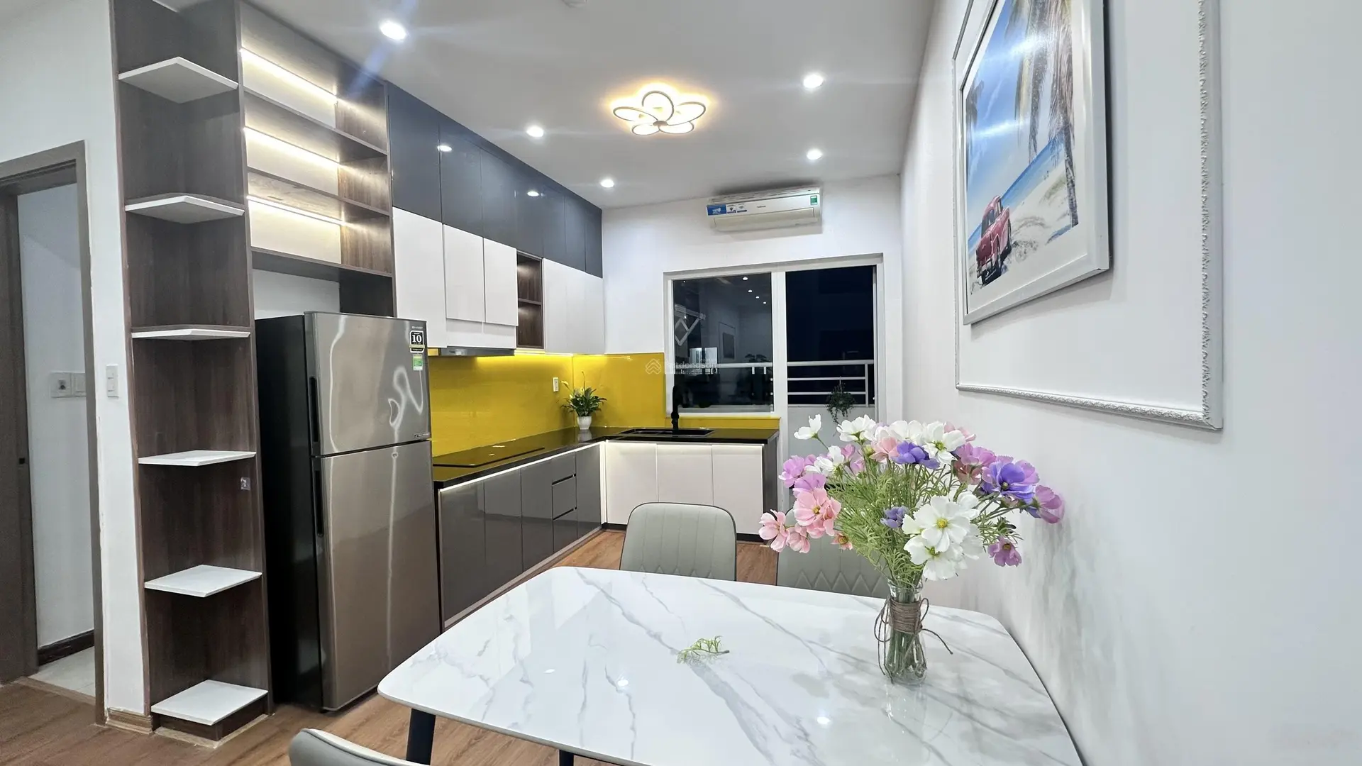 Hạ giá bán nhanh 1 tỷ 620, căn hộ Mường Thanh Viễn Triều đầy đủ nội thất phù hợp KH dành cho cha mẹ